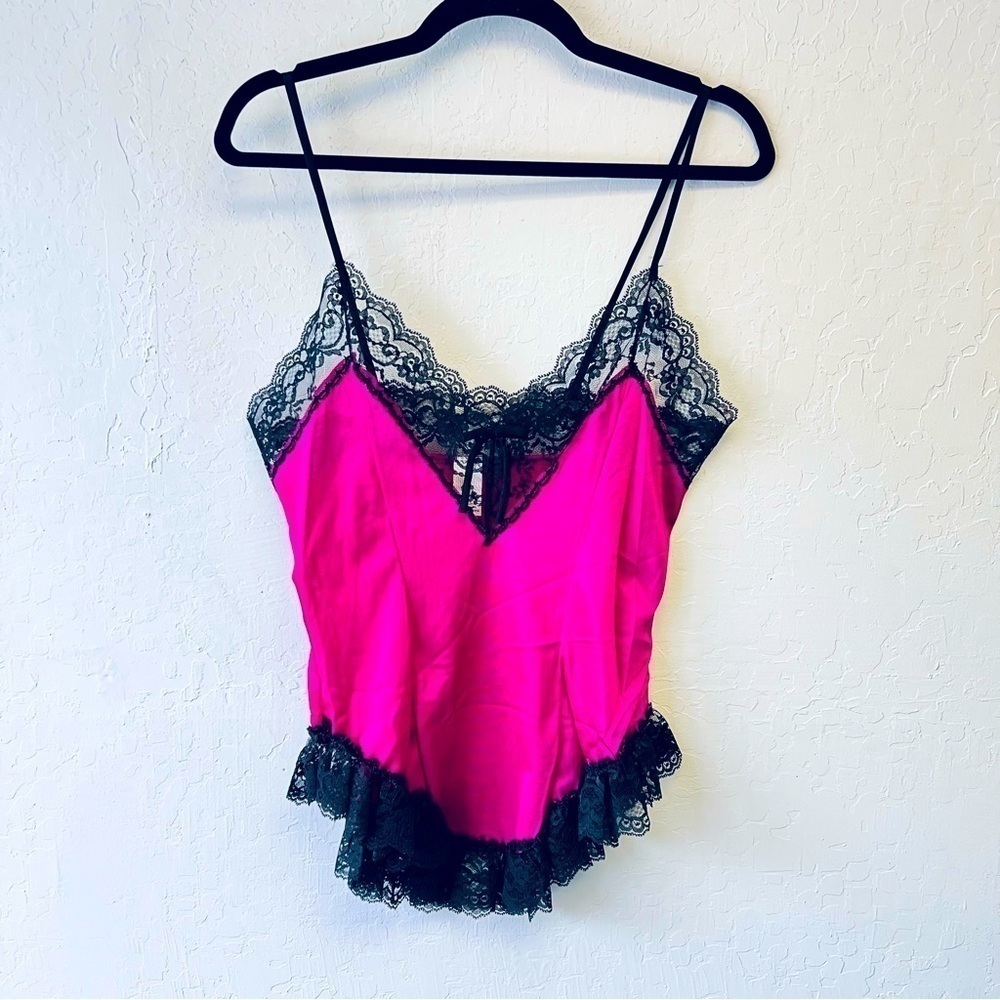 Sold Fuchsia Pink Purple Lingerie Top